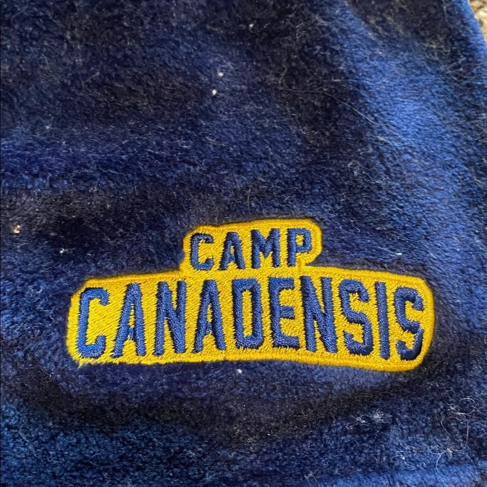 Navy Blue Camp Canadensis Fuzzy Shorts